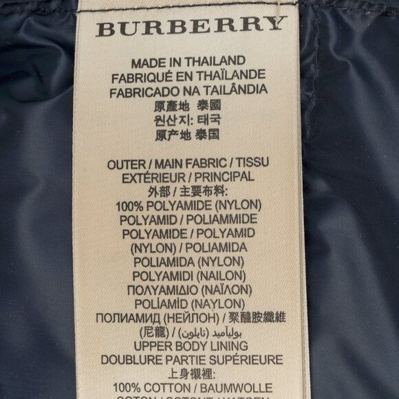 Burberry Brit Mitchson Navy Blue Down-Filled Puffer Jacket - Picture 10 of 16